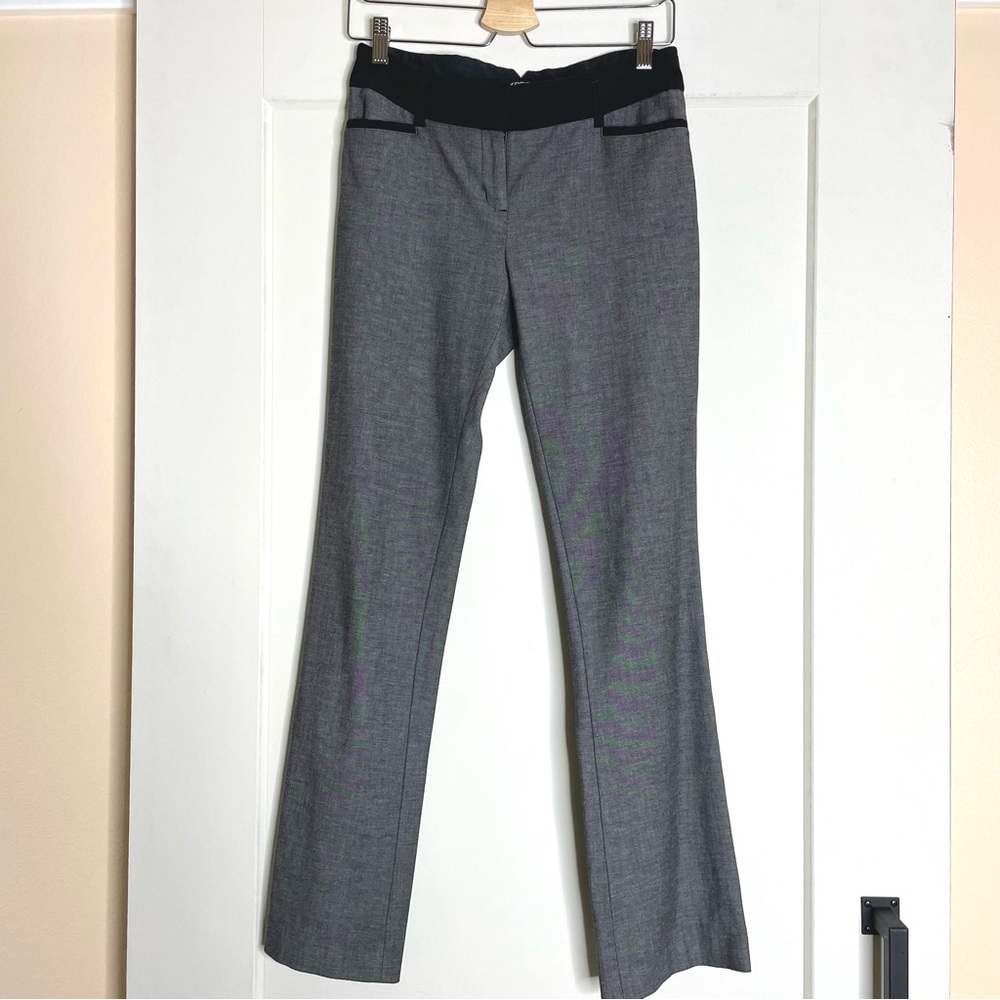 Express Columnist Pant Size 4, Gray And Black - image 1